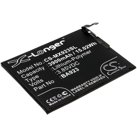 Batterie pour MeiZu Note 9 (3900 mAh/15.02 Wh, 3.85 V)