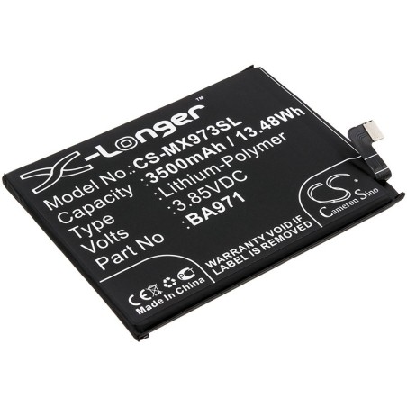 Batterie pour MeiZu M1973 (3500 mAh/13.48 Wh, 3.85 V)