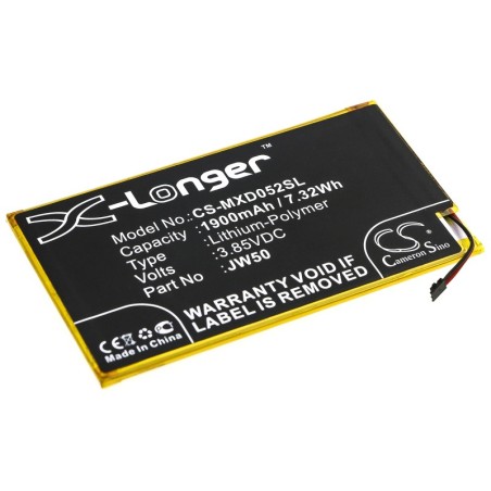 Batterie pour Motorola MD1005G (1900 mAh/7.32 Wh, 3.85 V)