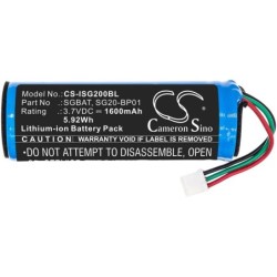 Batterie pour Intermec SG20B1D (1600 mAh/5.92 Wh, 3.7 V)