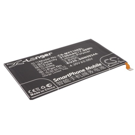 Batterie pour Motorola EU20 (2100 mAh/7.98 Wh, 3.8 V)