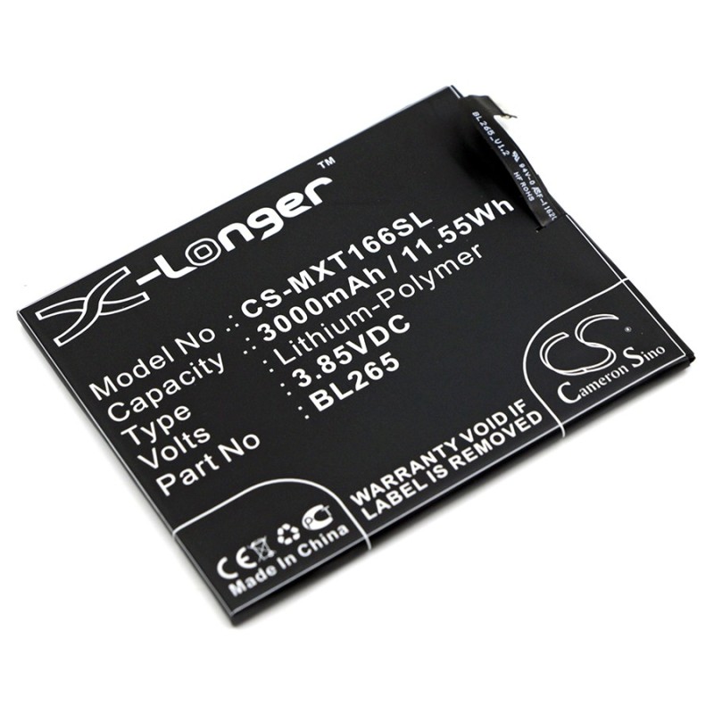 Batterie pour Motorola XT1663 (3000 mAh/11.55 Wh, 3.85 V)