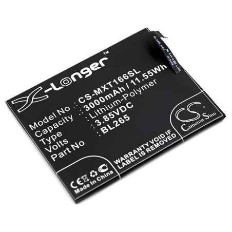 Batterie pour Motorola XT1663 (3000 mAh/11.55 Wh, 3.85 V)