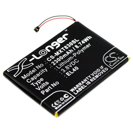 Batterie pour Motorola XT830C (2300 mAh/8.74 Wh, 3.8 V)