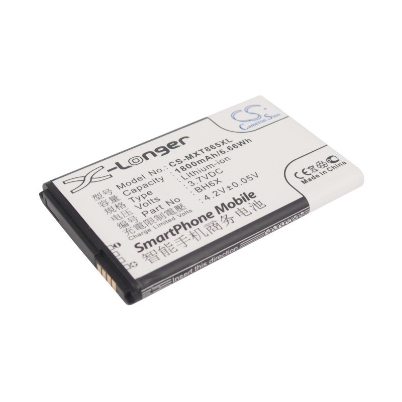 Batterie pour Verizon Bionic 4G LTE (1800 mAh/6.66 Wh, 3.7 V)
