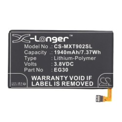 Batterie pour Motorola XT1030 (1940 mAh/7.37 Wh, 3.8 V)