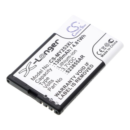 Batterie pour Sagem Alium (1300 mAh/4.81 Wh, 3.7 V)