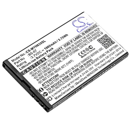 Batterie pour MyPhone 6300 (1000 mAh/3.7 Wh, 3.7 V)
