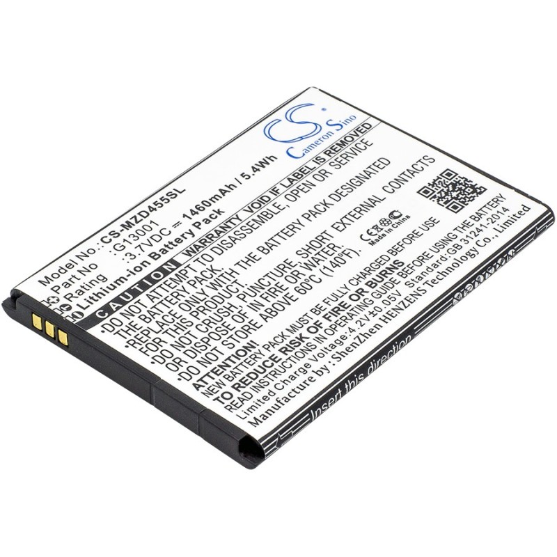 Batterie pour Navon MD455 (1460 mAh/5.4 Wh, 3.7 V)