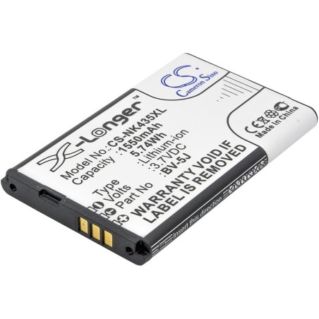 Batterie pour Microsoft BV-5J (1550 mAh/5.74 Wh, 3.7 V)