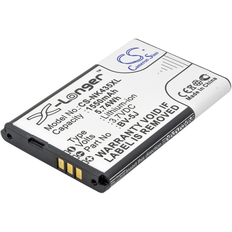 Batterie pour Microsoft RM-1070 (1550 mAh/5.74 Wh, 3.7 V)