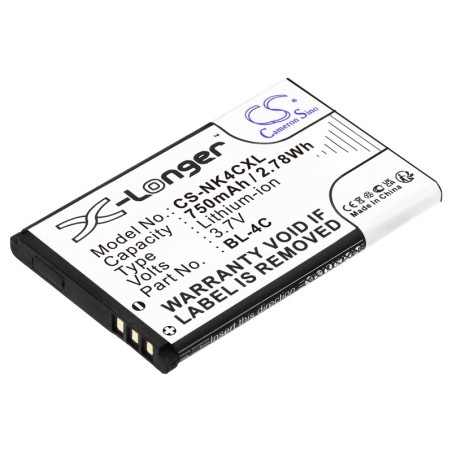 Batterie pour BLU Vida (750 mAh/2.78 Wh, 3.7 V)