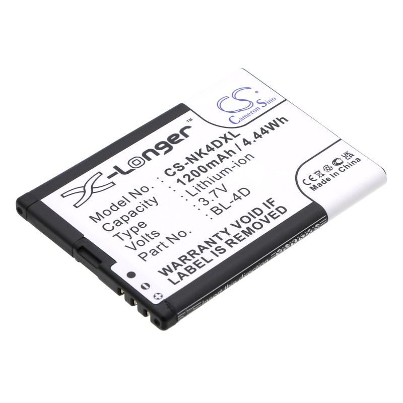 Batterie pour Nokia E5 (1200 mAh/4.44 Wh, 3.7 V)