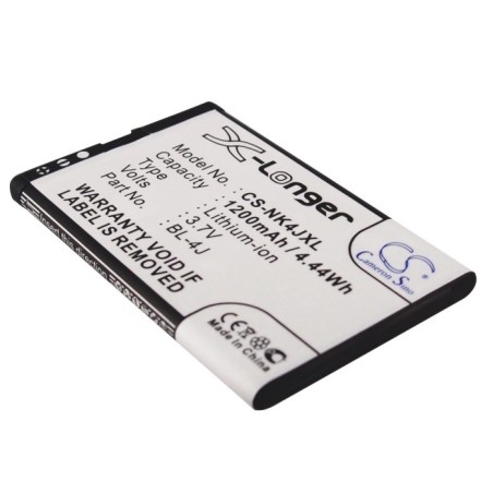 Batterie pour Nokia C6-00 (1200 mAh/4.44 Wh, 3.7 V)