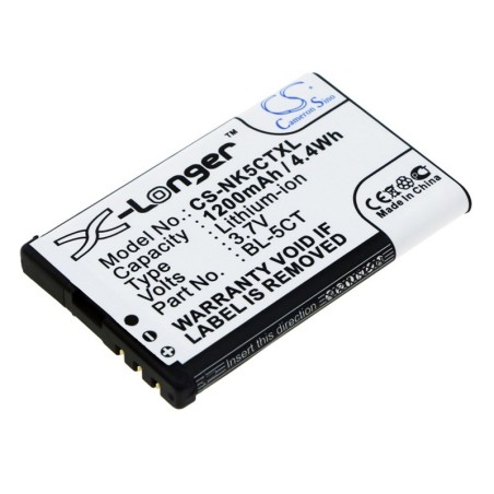 Batterie pour Nokia 6303 (1200 mAh/4.44 Wh, 3.7 V)