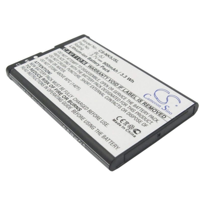 Batterie pour Nokia C3 (900 mAh/3.33 Wh, 3.7 V)