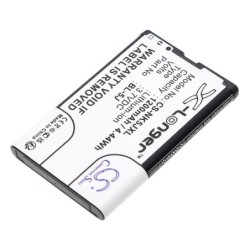 Batterie pour Nokia Lumia 520 (1200 mAh/4.44 Wh, 3.7 V)