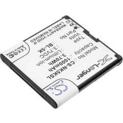 Batterie pour Nokia C7 (1000 mAh/3.7 Wh, 3.7 V)