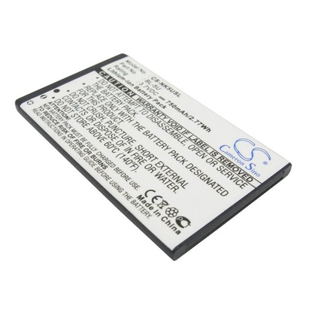 Batterie pour Nokia 8900E (750 mAh/2.78 Wh, 3.7 V)