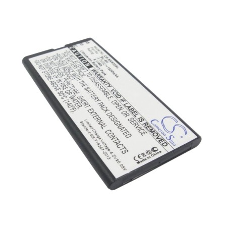 Batterie pour Microsoft BL-5H (1650 mAh/6.11 Wh, 3.7 V)