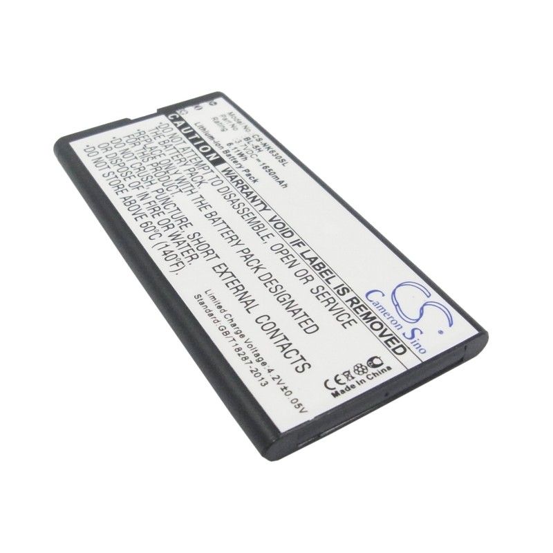 Batterie pour Microsoft RM-975 (1650 mAh/6.11 Wh, 3.7 V)