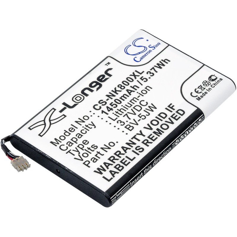Batterie pour Nokia 800 (1450 mAh/5.37 Wh, 3.7 V)