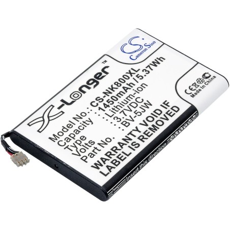 Batterie pour Nokia 800 (1450 mAh/5.37 Wh, 3.7 V)