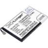 Batterie pour Nokia 800 (1450 mAh/5.37 Wh, 3.7 V)