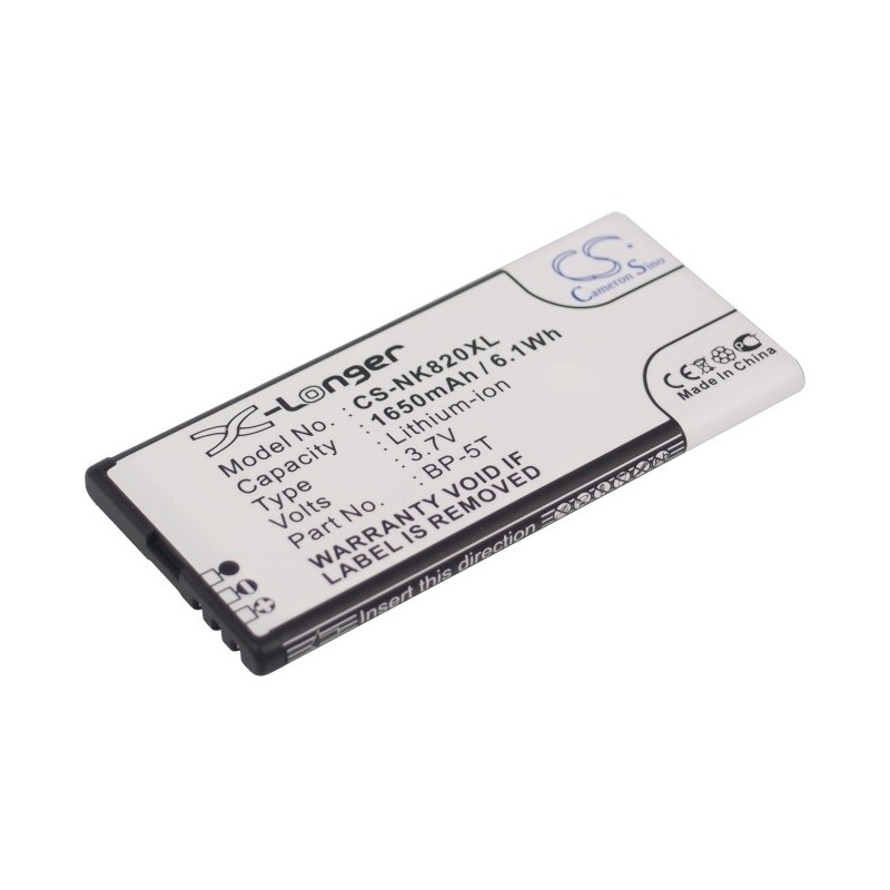 Batterie pour Nokia Arrow (1650 mAh/6.11 Wh, 3.7 V)