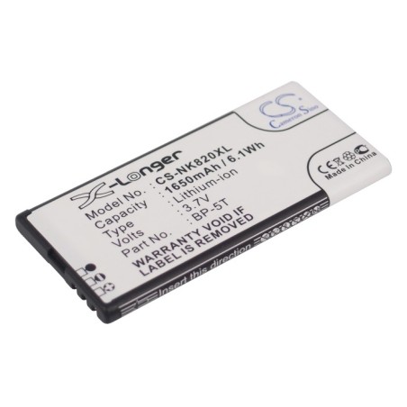 Batterie pour Nokia Arrow (1650 mAh/6.11 Wh, 3.7 V)