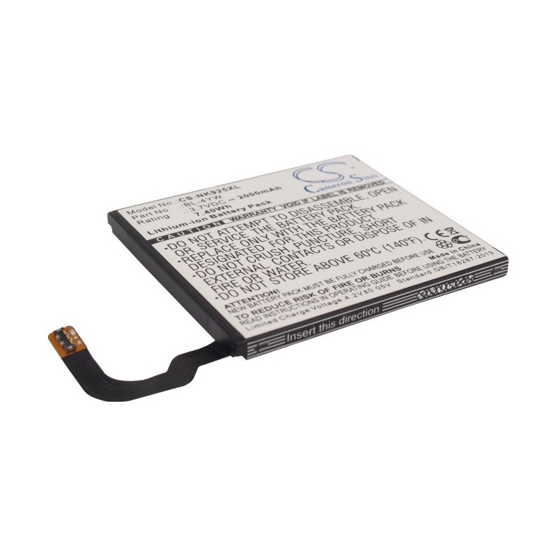 Batterie pour Nokia Catwalk (2000 mAh/7.4 Wh, 3.7 V)