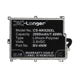 Batterie pour Microsoft RM860 (2000 mAh/7.6 Wh, 3.8 V)
