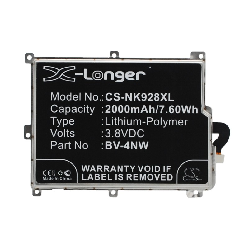 Batterie pour Microsoft RM5250 (2000 mAh/7.6 Wh, 3.8 V)
