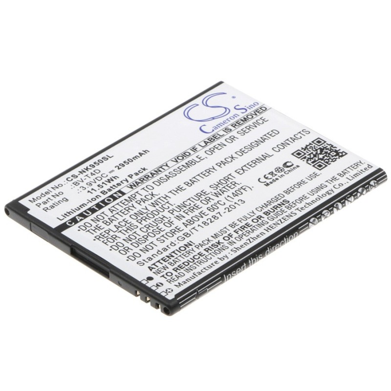 Batterie pour Microsoft BV-T4D (2950 mAh/11.51 Wh, 3.9 V)