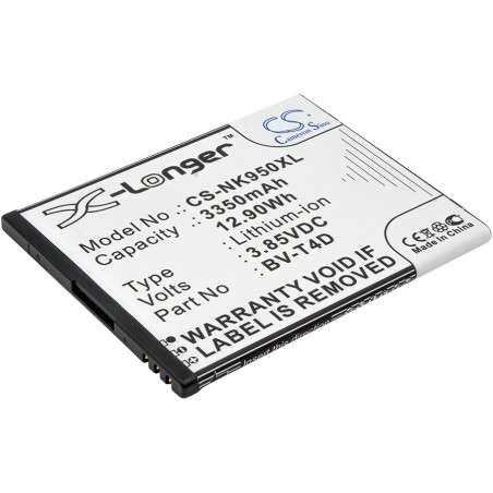 Batterie pour Nokia BV-T4D (3350 mAh/12.9 Wh, 3.85 V)