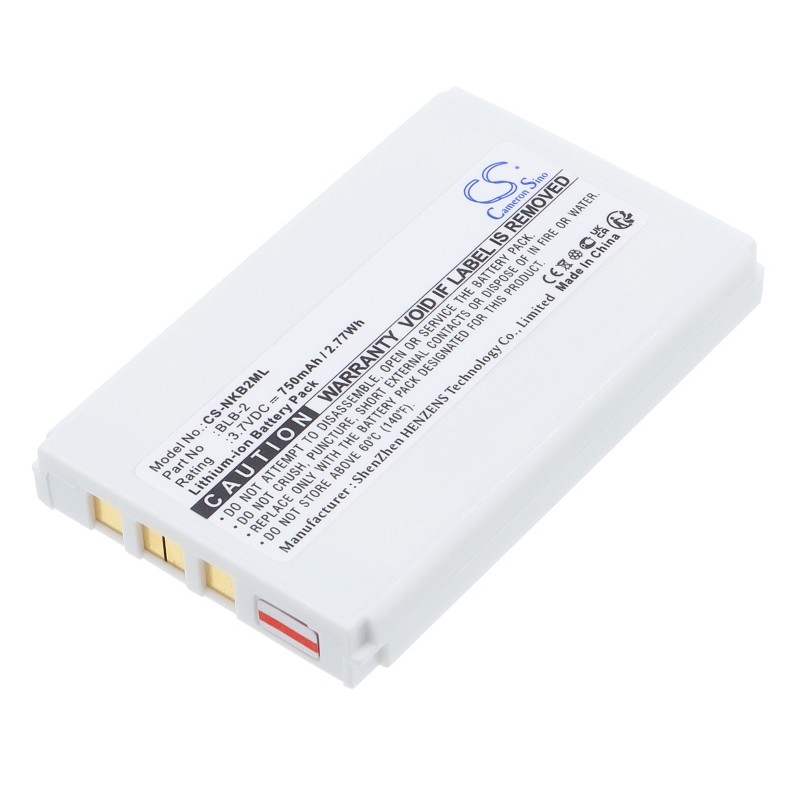 Batterie pour Nokia BLB-2 (750 mAh/2.78 Wh, 3.7 V)