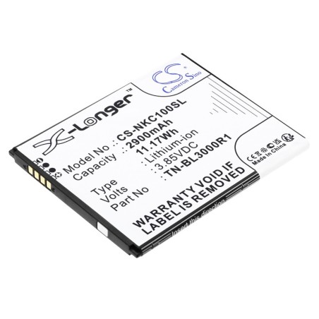 Batterie pour Nokia C100 2022 (2900 mAh/11.17 Wh, 3.85 V)