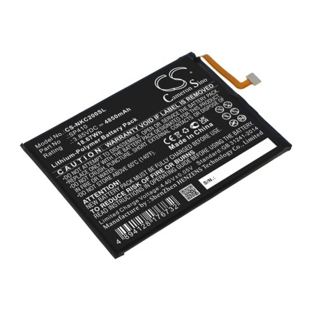 Batterie pour Nokia C20 Plus (4850 mAh/18.67 Wh, 3.85 V)