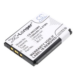 Batterie pour Nokia BLC-2 (1100 mAh/4.07 Wh, 3.7 V)