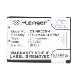 Batterie pour Nokia 3595 (1100 mAh/4.07 Wh, 3.7 V)