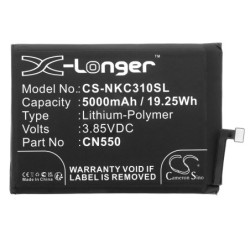Batterie pour Nokia G22 (5000 mAh/19.25 Wh, 3.85 V)
