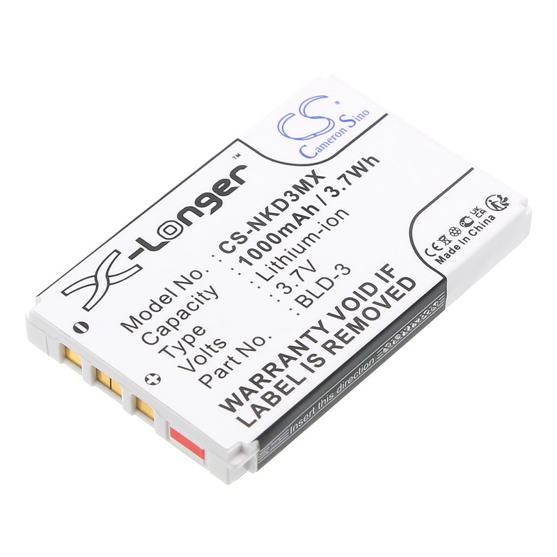 Batterie pour Nokia 6610 (1000 mAh/3.7 Wh, 3.7 V)