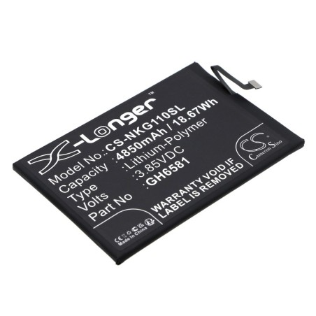 Batterie pour Nokia TA-1413 (4850 mAh/18.67 Wh, 3.85 V)