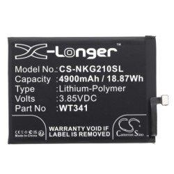 Batterie pour Nokia WT341 (4900 mAh/18.87 Wh, 3.85 V)