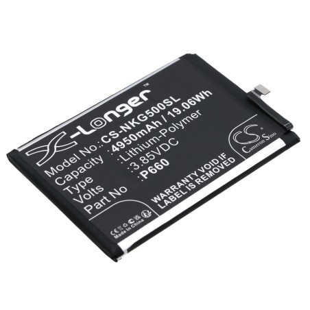 Batterie pour Nokia TA-1367 (4950 mAh/19.06 Wh, 3.85 V)