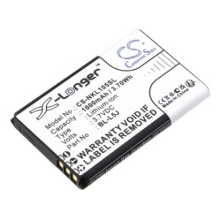 Batterie pour Nokia 105 2023 (1000 mAh/3.7 Wh, 3.7 V)
