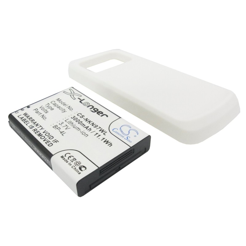 Batterie pour Nokia BP-4L (3000 mAh/11.1 Wh, 3.7 V)