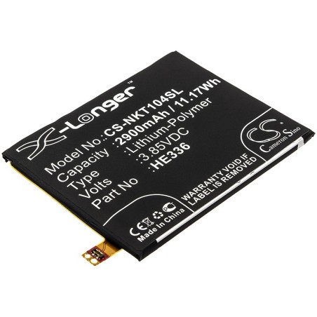 Batterie pour Nokia Nokia 5 (2900 mAh/11.17 Wh, 3.85 V)