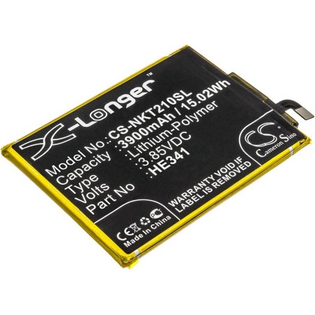 Batterie pour Nokia 2.1 (3900 mAh/15.02 Wh, 3.85 V)