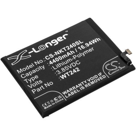 Batterie pour Nokia TA-1274 (4400 mAh/16.94 Wh, 3.85 V)